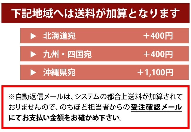 地域別送料