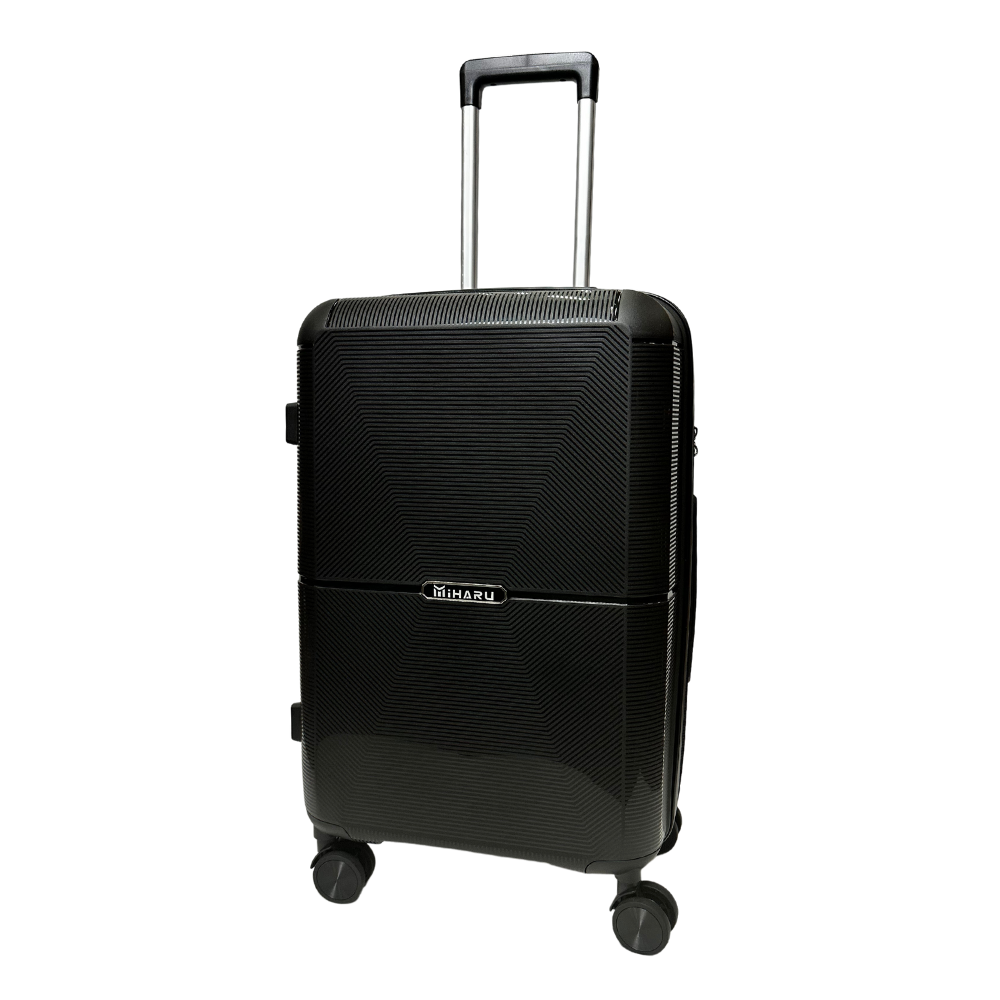 MIHARU Mサイズ スーツケース キャリーケース 機内持込み 超軽量 静音 ダブルキャスター 耐衝撃 360度回転 TSAロック ファスナー式  旅行 ビジネス