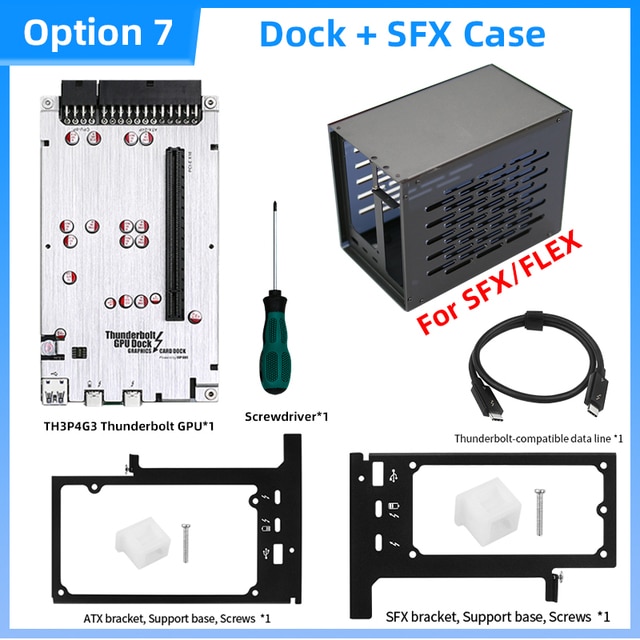 Th3p4g3thunderbolt-ノートブック用のGPUドック,グラフィックカード