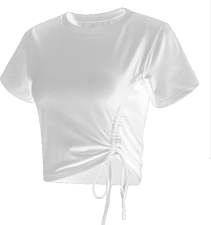 ダンス衣装 トップス 黒 半袖 Tシャツ へそ出し カットソー