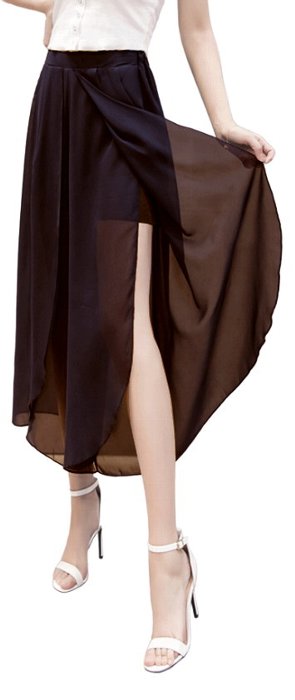 エアリー ワイドパンツ スリット 裾 パンツ スカーチョ シフォン エアリー ワイドパンツ スリット 裾 パンツ スカーチョ シフォン