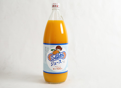 NEW】三ヶ日みかんジュース 1000ml 果汁100％ 瓶ジュース 1本 青島