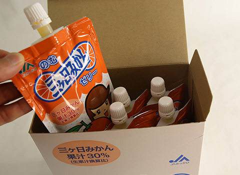 NEW】のむ三ヶ日みかんゼリー 120g×6本入×2箱 : JAみっかび ミカ