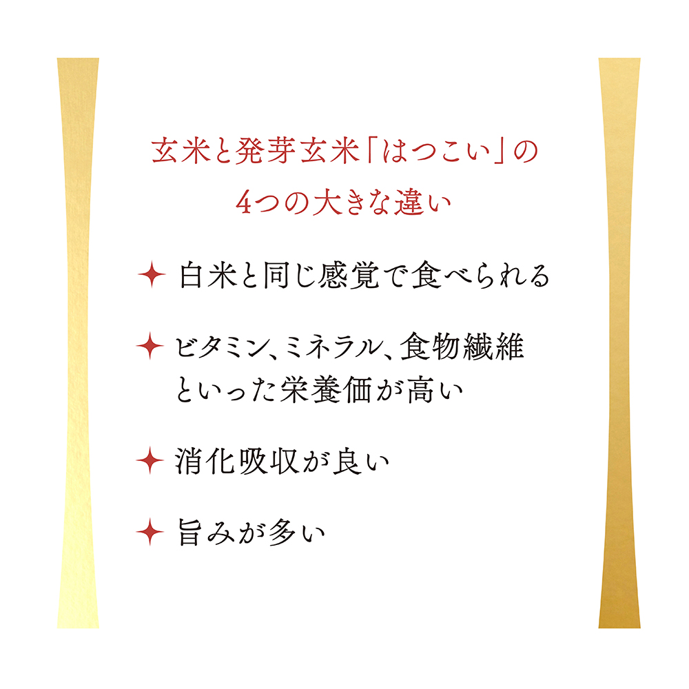 玄米と発芽玄米はつこいの違い