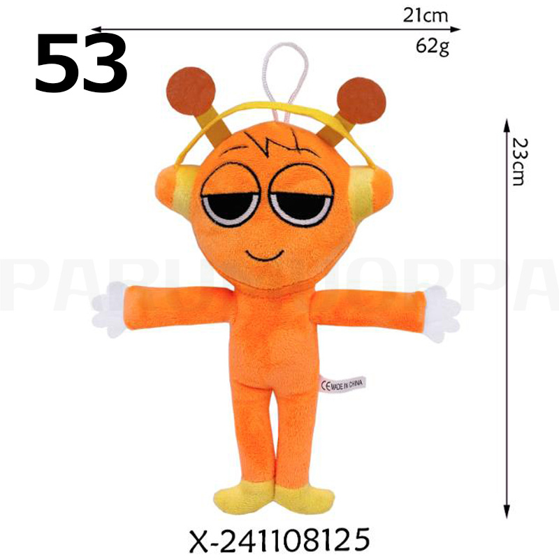 オレンジ色の笑顔のキャラクターぬいぐるみ Amazon.co.jp: スプランキー ぬいぐるみ 人形 ドール グッズ