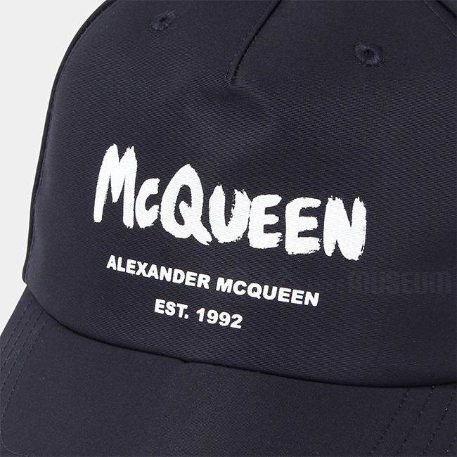 ALEXANDER McQUEEN アレキサンダー マックイーン 帽子 グラフィティ ベースボール キャップ 6677784404Q