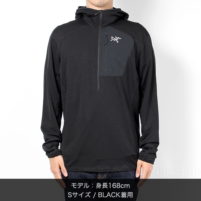 ARCTERYX アークテリクス フーディ― パーカー MENS DELTA 1/2 ZIP HOODY X000005488 L07956900｜mike-museum｜02