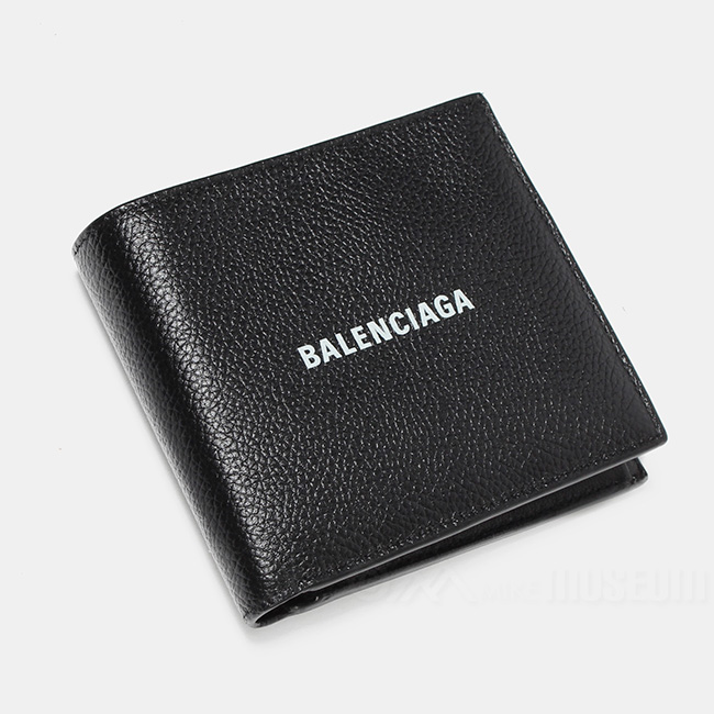 BALENCIAGA バレンシアガ 二つ折り 財布 CASH SQUARE FOLDED COIN WALLET  キャッシュスクエアフォールデッドコインウォレット メンズ レザー 5943151IZI3