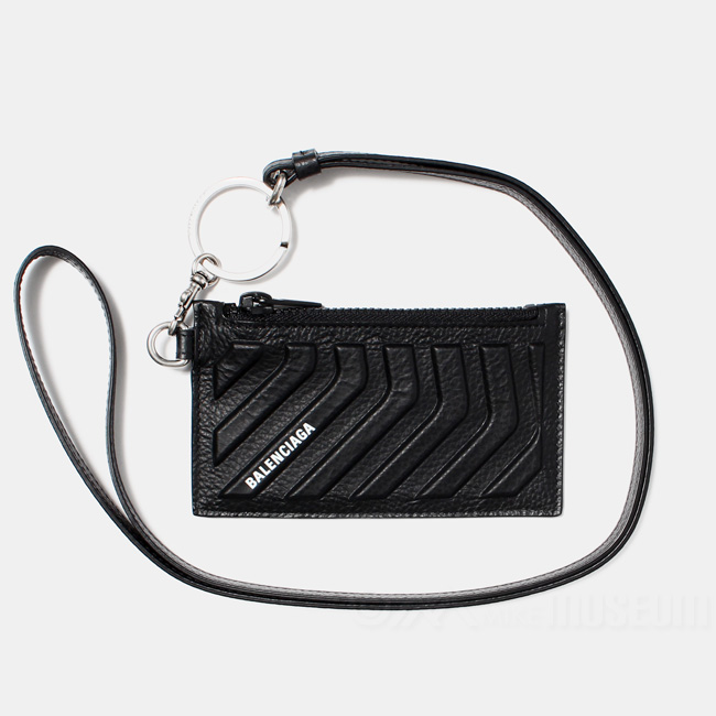 BALENCIAGA バレンシアガ カードケース 定期入れ メンズ CASH CARD CASE ON KEYRING 6834252103I｜mike-museum｜02