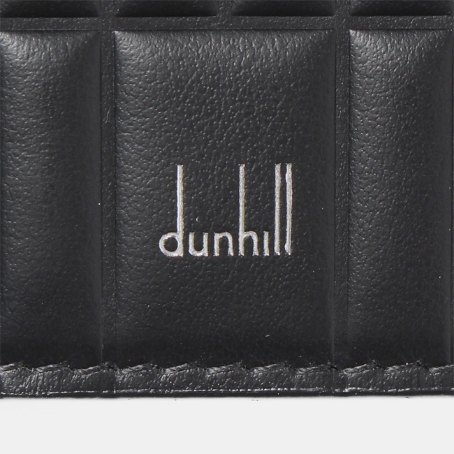 Dunhill ダンヒル メンズ 財布 二つ折り財布 ブラック ローラガス 4cc 