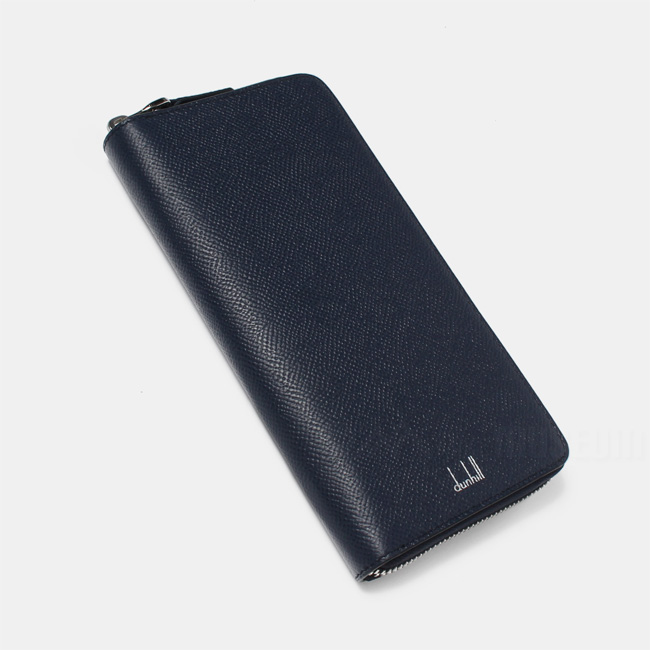 ダンヒル DUNHILL メンズ ラウンド 長財布 CADOGAN ZIP COATWALLET ネイビー NAVY DU18F2180CA