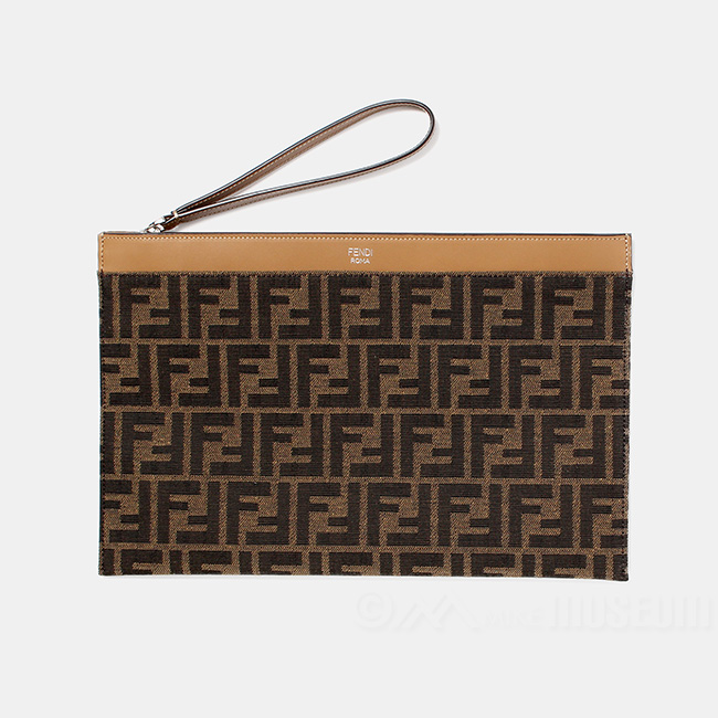 FENDI フェンディ メンズ FF Medium Flat Pouch FFフラットスリム