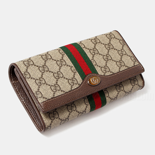 GUCCI グッチ 長財布 ショルダー Ophidia GG chain wallet オフィ