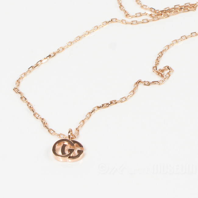 GUCCI グッチ レディース GGランニング 18K ネックレス 18KT PINK GO 