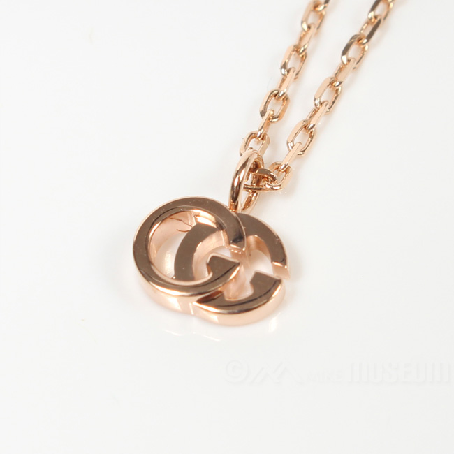 GUCCI グッチ レディース GGランニング 18K ネックレス 18KT PINK GO 