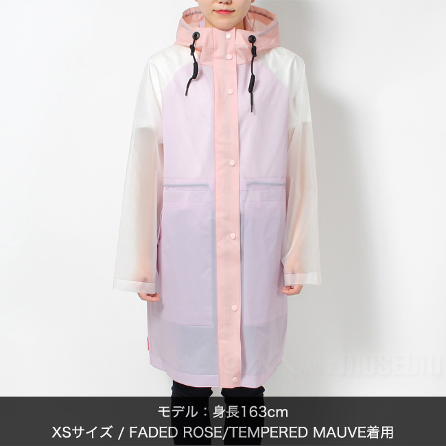 HUNTER ハンター レディース レインコート レインポンチョ WOMENS PLAY TRANSPARENT PARKA WRO1403VYL