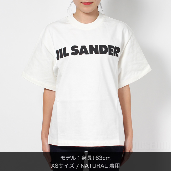 JIL SANDER ジルサンダー レディース Logo T-Shirt ロゴTシャツ カットソー 半袖 J02GC0001J45148｜mike-museum｜02