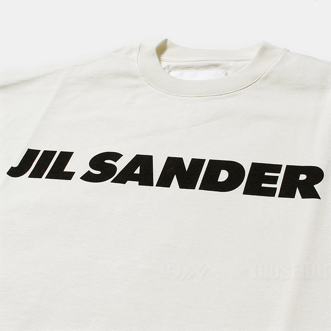 JIL SANDER ジルサンダー ロゴTシャツ メンズ ワイドシルエット コットンジャージー  半袖 J21GC0001J45148｜mike-museum｜03
