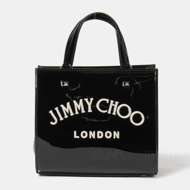 単品購入可 新品JimmyChoo VARENNE TOTE BQI BLACK/WHITE - 通販 - www