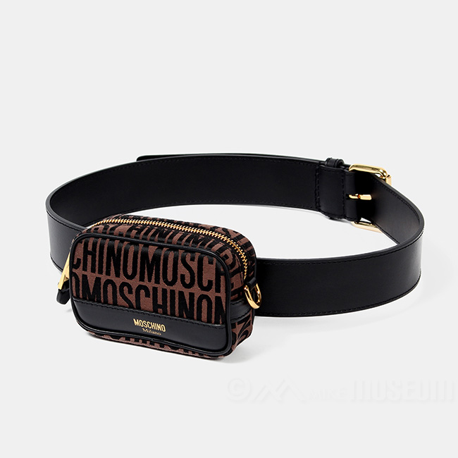 MOSCHINO モスキーノ ベルトバッグ ウエストポーチ POUCH DETAILED