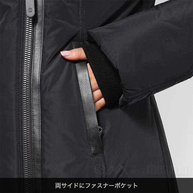 MACKAGE マッカージュ ダウンコート KAY-NFR アシメトリージップ レディース 0613CP｜mike-museum｜07