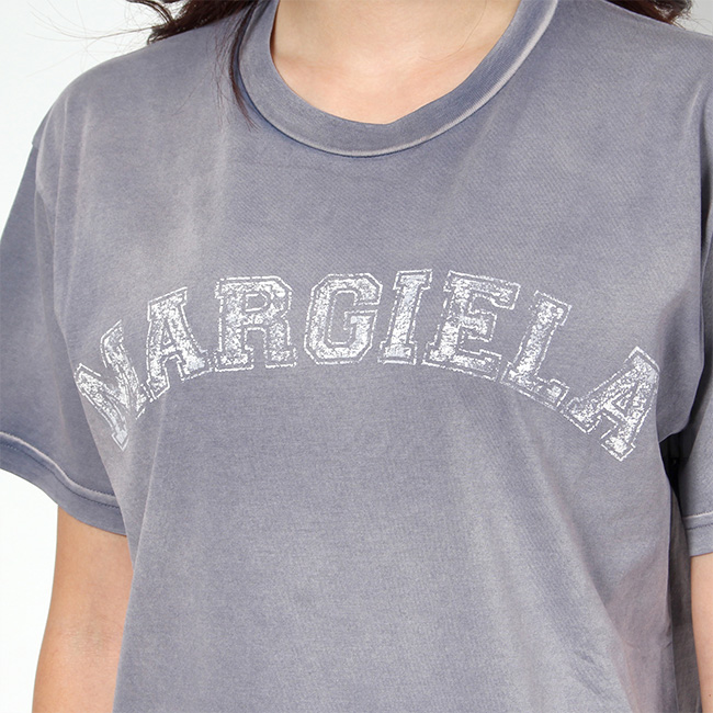 Maison Margiela メゾンマルジェラ レディース Tシャツ ロゴ コットン