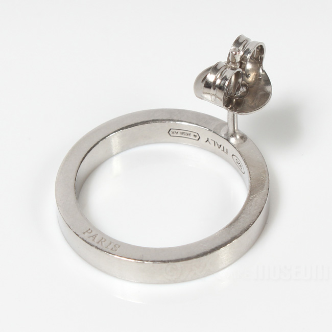 Maison Margiela メゾン マルジェラ ピアス アクセサリー Logo Earring ロゴイヤリング レディース シルバー SM1VG0024SV0158 メゾン マルジェラ Maison Margiela アクセサリー