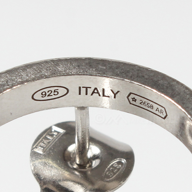 Maison Margiela メゾン マルジェラ ピアス アクセサリー Logo Earring ロゴイヤリング レディース シルバー SM1VG0024SV0158 メゾン マルジェラ Maison Margiela アクセサリー