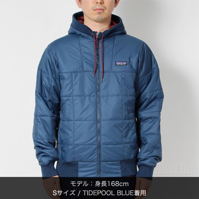 patagonia パタゴニア メンズ ジャケット フード付き ブルー MENS BOX