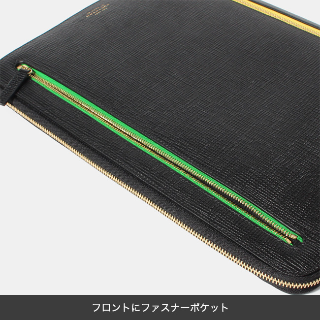 スマイソン SMYTHSON クラッチバッグ ハンドバッグ PANAMA LARGE ZIP