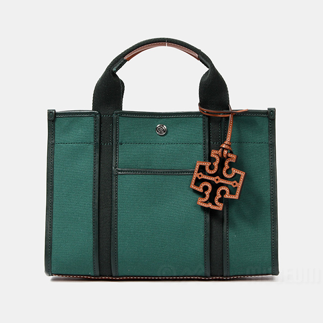 Tory Burch トリーバーチ トートバッグ ショルダーバッグ ツイル