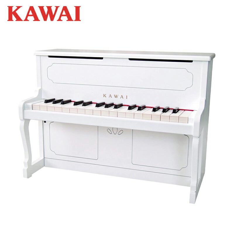 KAWAI ミニピアノ アップライトピアノ ホワイト / ブラック カワイ トイピアノ 32鍵 河合楽器｜mikidjs｜02