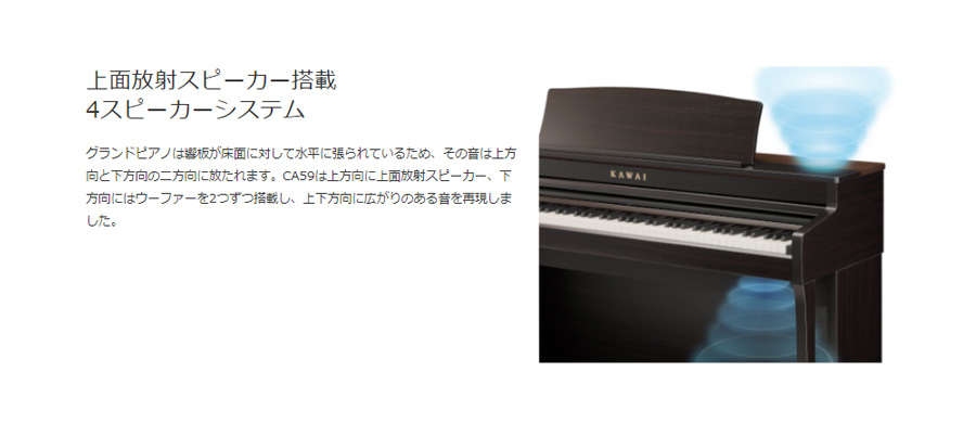 KAWAI CN201R ローズウッド調