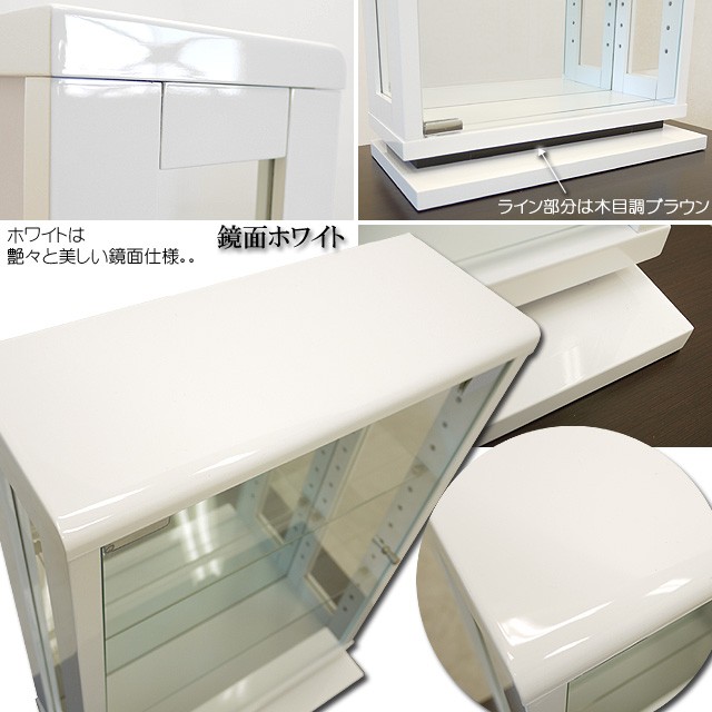 コレクションラック 40幅 卓上コレクションケース 縦型 LEDダウンライトのオプションあり 飾り棚 コレクションボード フィギュアケース 収納棚 送料無料 |  | 03
