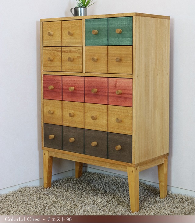 受注生産品 桐タンス チェスト 幅59cm 高さ90cm ローチェスト 和タンス