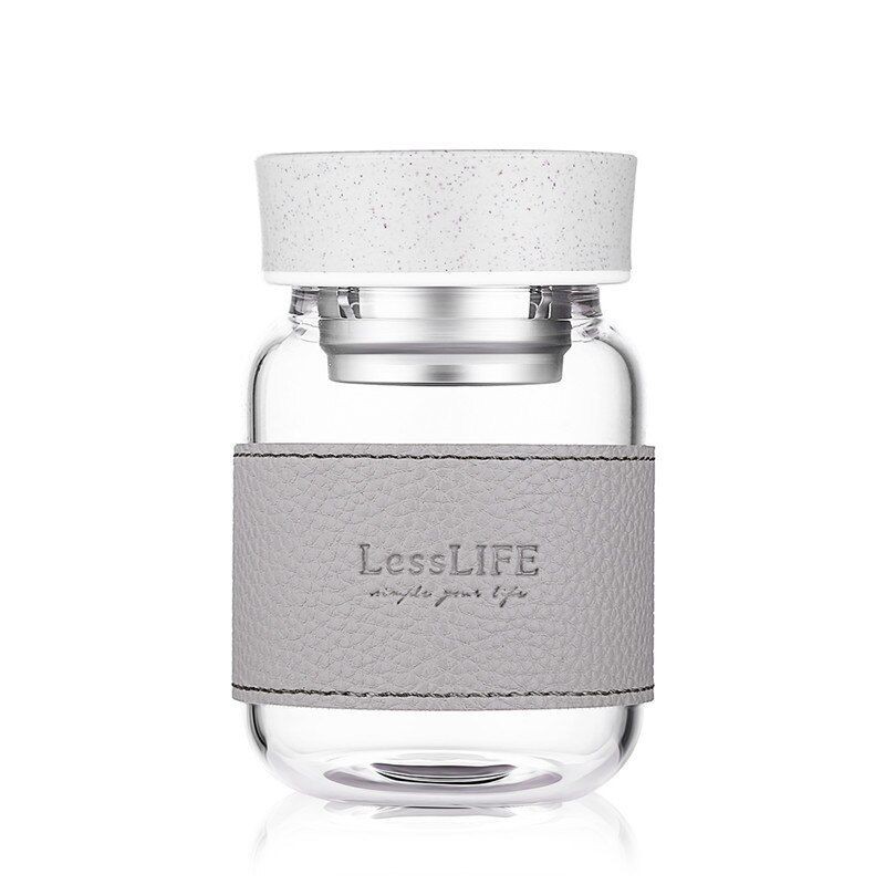 ガラスボトル 4色 水筒 ミニ タンブラー 360ml 茶こし付き 耐熱 耐衝撃 真空 マグボトル ポータブル おしゃれ アウトドア 弁当 海外雑貨のミッケル 通販 Yahoo ショッピング