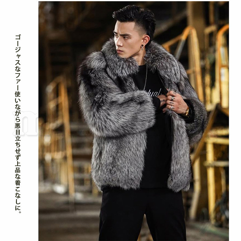 とぅあ　Blackもこもこファーコート c23ga0011-3.jpg
