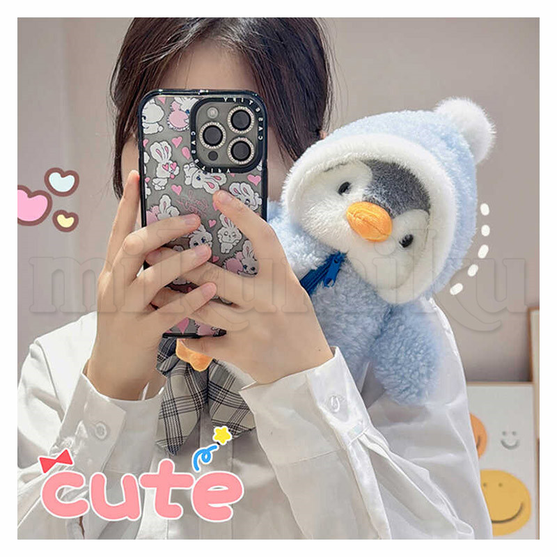 可愛い ぬいぐるみ インテリア マスコット ペンギン ファスナー 帽子