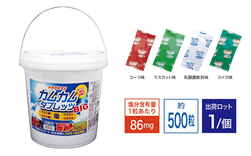 熱中症対策】 カムカムタブレッツBIG＜500粒＞ ＜N24-54＞ 軽減税率
