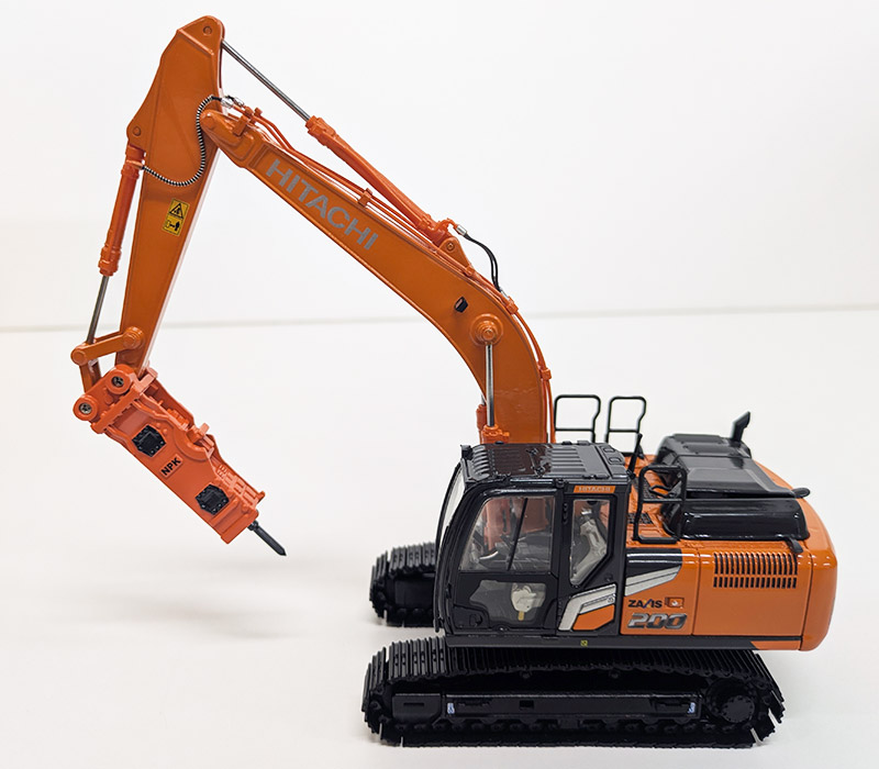 日立建機　ザクセス 225USミニカーセット 日立建機 油圧ショベル ZX225US-7 *1/50スケール : 日立建機日本