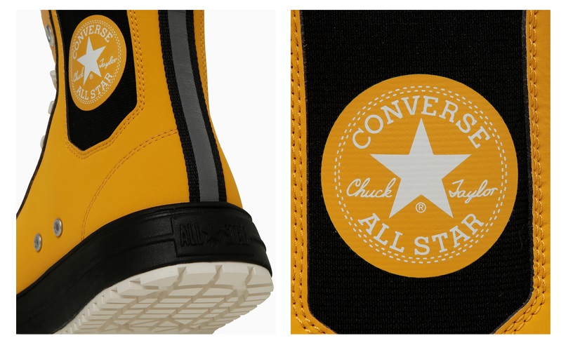 限定品在庫限り】コンバース ALL STAR PS SIDEGORE HI 安全靴 イエロー