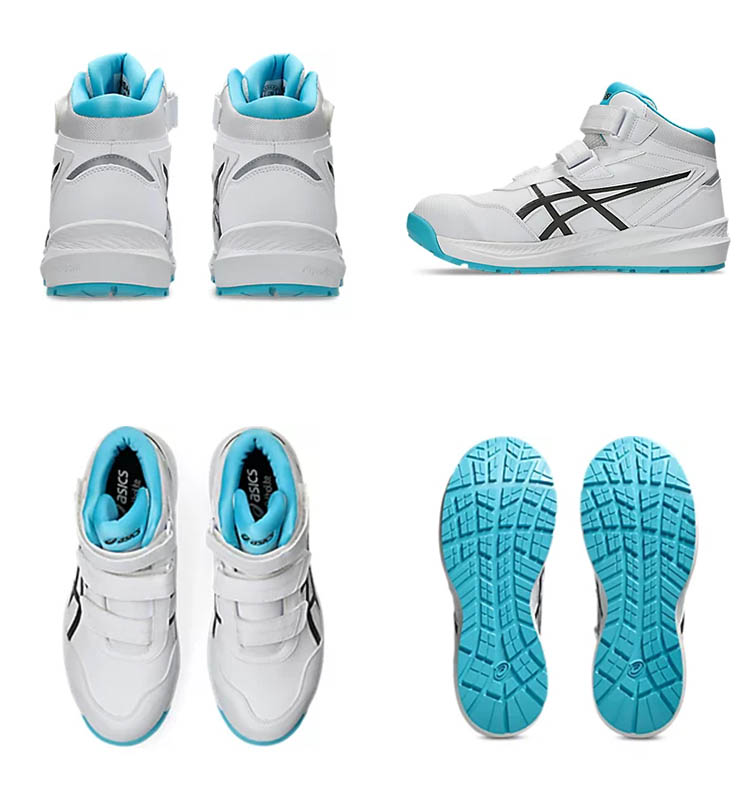 アシックス ウィンジョブ CP310 HS ホワイト×ガンメタル 25.0cm〜28.0