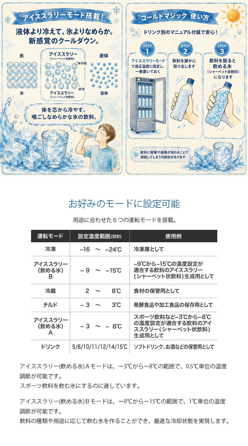 6月中旬頃入荷予定】 山善(YAMAZEN) 業務用 ノンフロン冷凍庫 コールド