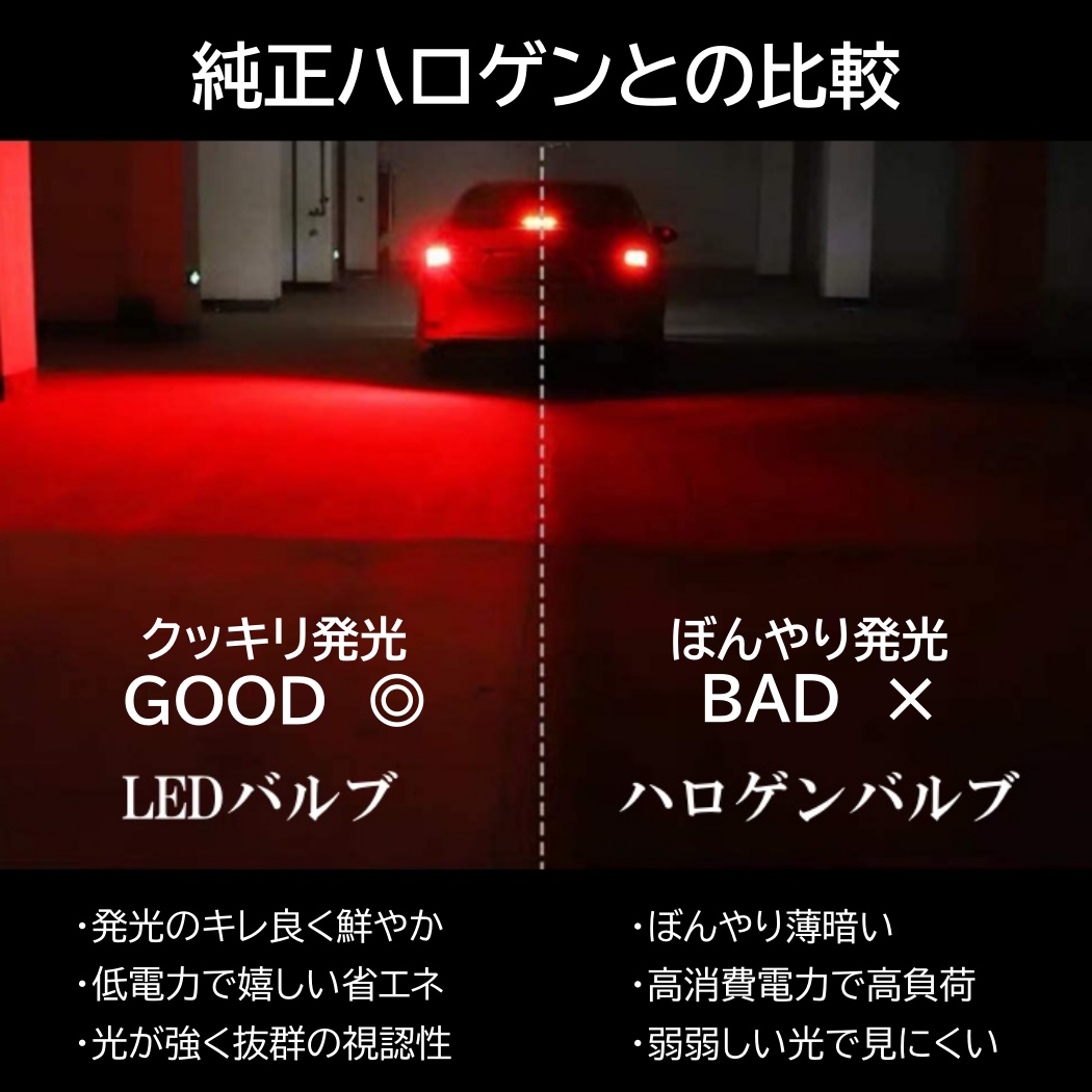 LED マーカーランプ サイドマーカー 12V 24V メッキ 小型 レッド