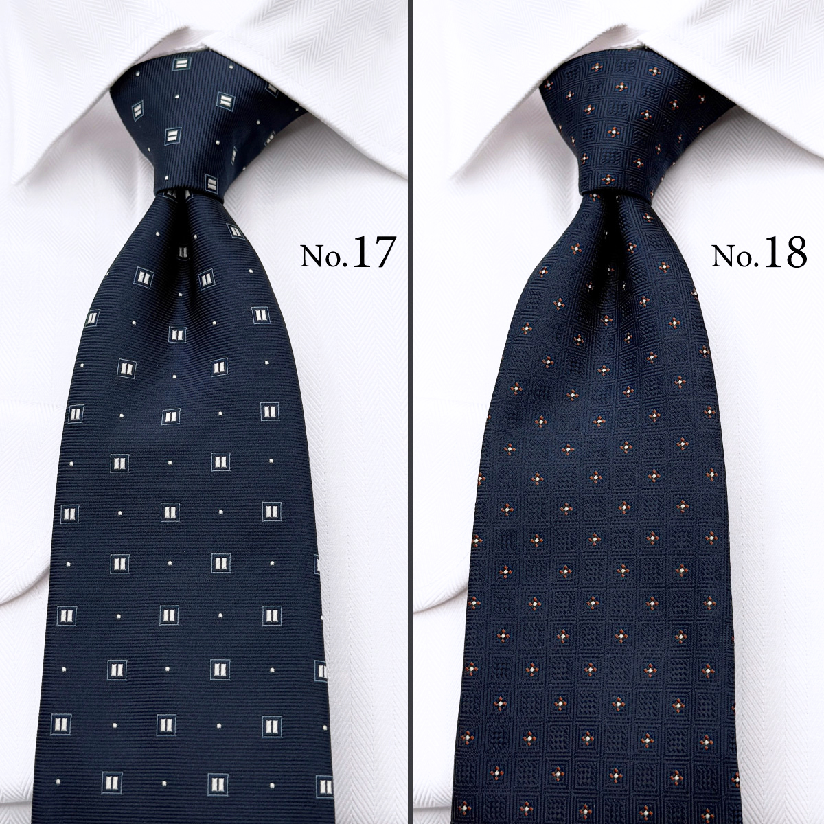 ポリネイビーカラーネクタイTOP