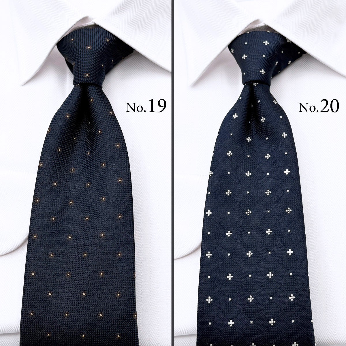 ポリネイビーカラーネクタイTOP