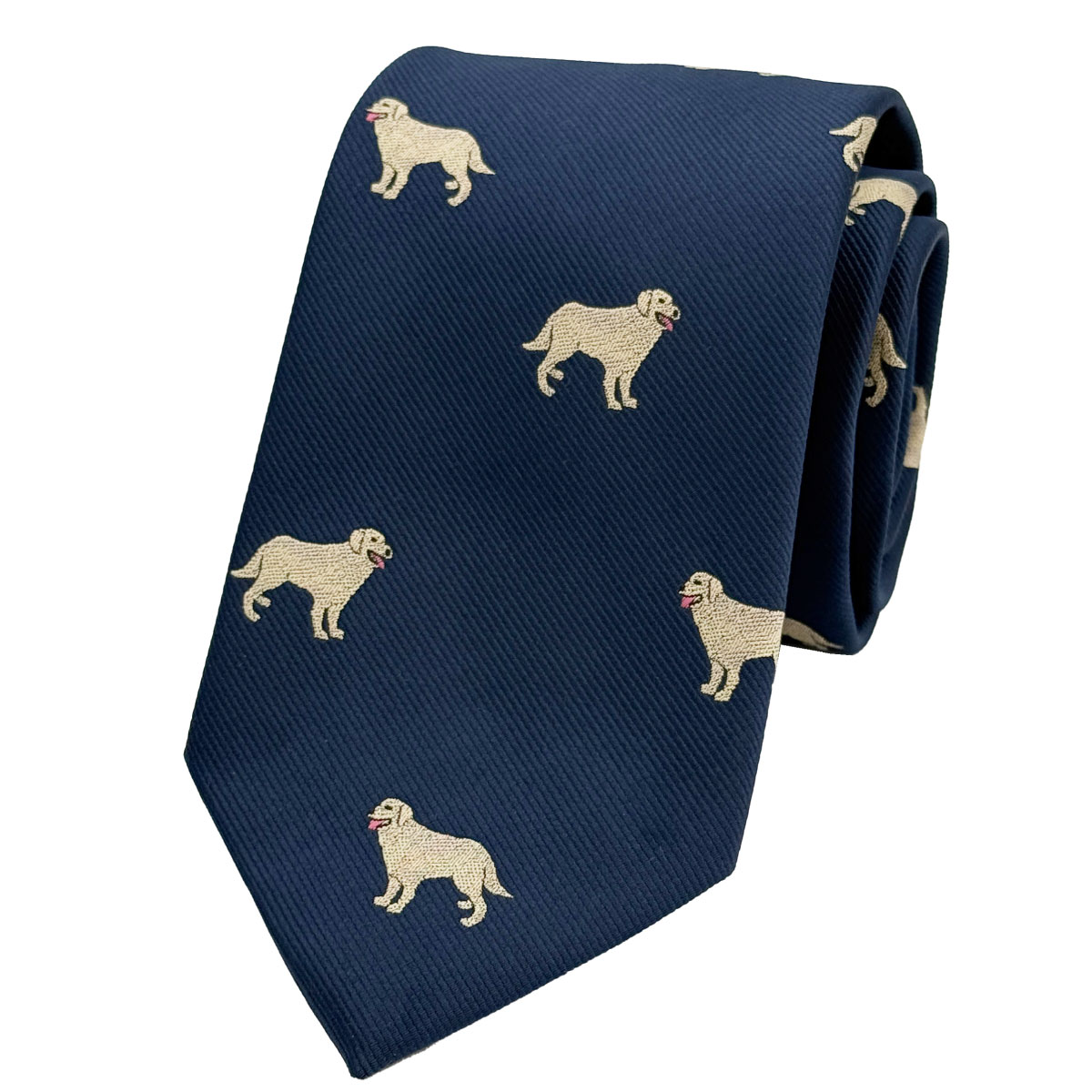 ネクタイ ドッグ 犬 モチーフ柄 キャバリア フレンチブルドッグ