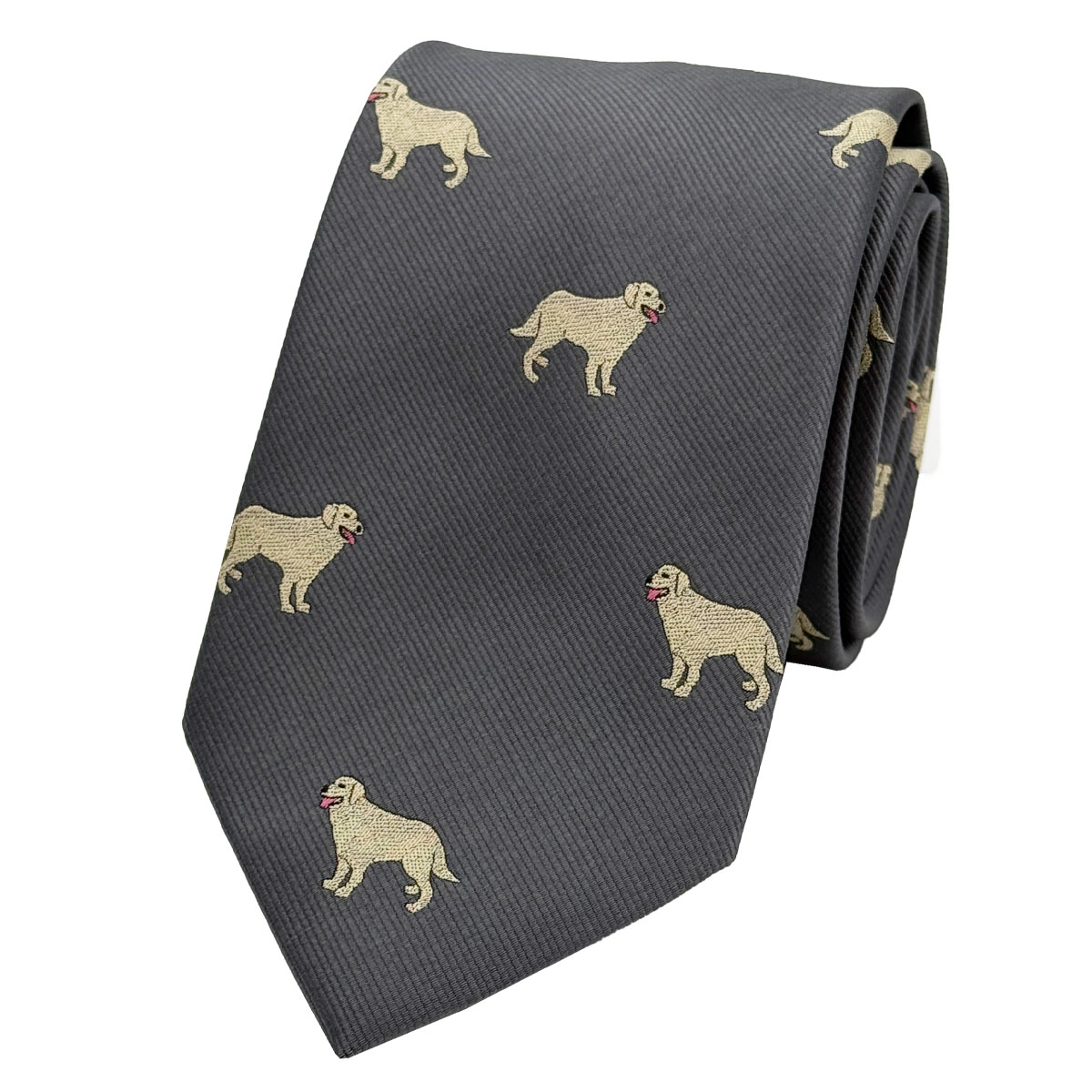 ネクタイ ドッグ 犬 モチーフ柄 キャバリア フレンチブルドッグ