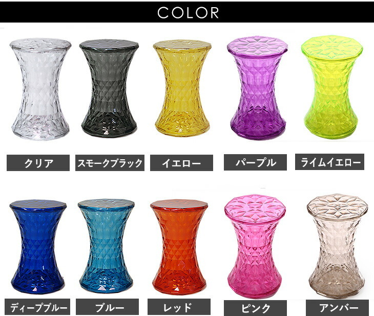 Stone (ストーン) クリスタル リプロダクト品/スツール スツール クリスタル ストーン Stone リプロダクト 収納 チェア