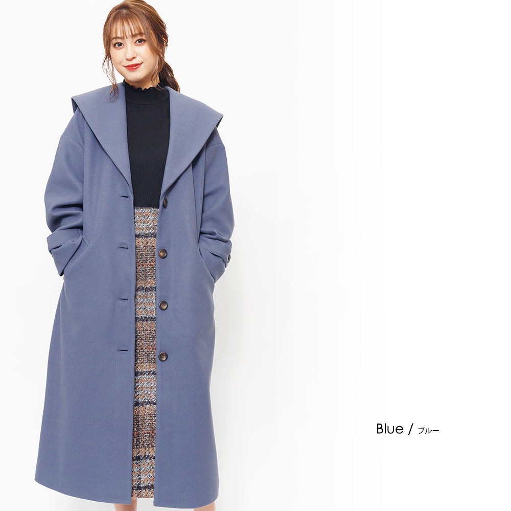 セーラーカラーコート レディース アウター セーラー襟 ロングコート  